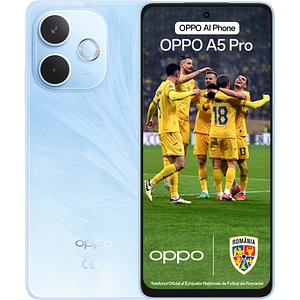Telefon OPPO A5 Pro 4G, 256GB, 8GB RAM, Dual SIM, Feather Blue