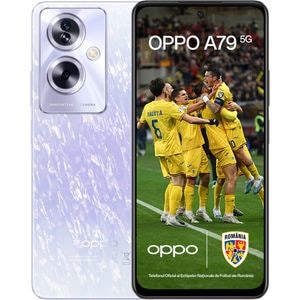 Telefon OPPO A79 5G, 256GB, 8GB RAM, Dual SIM, Dazzling Purple