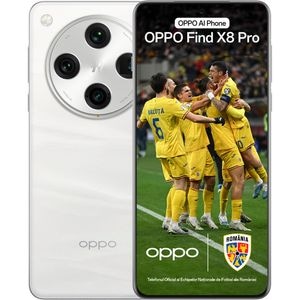 Telefon OPPO Find X8 Pro 5G, 512GB, 16GB RAM, Dual SIM, Pearl White