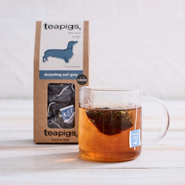 Ceai negru TEAPIGS Darjeeling Earl Gray, 125g, 50 buc