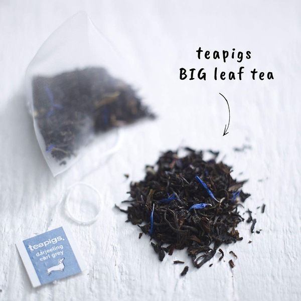 Ceai negru TEAPIGS Darjeeling Earl Gray, 125g, 50 buc