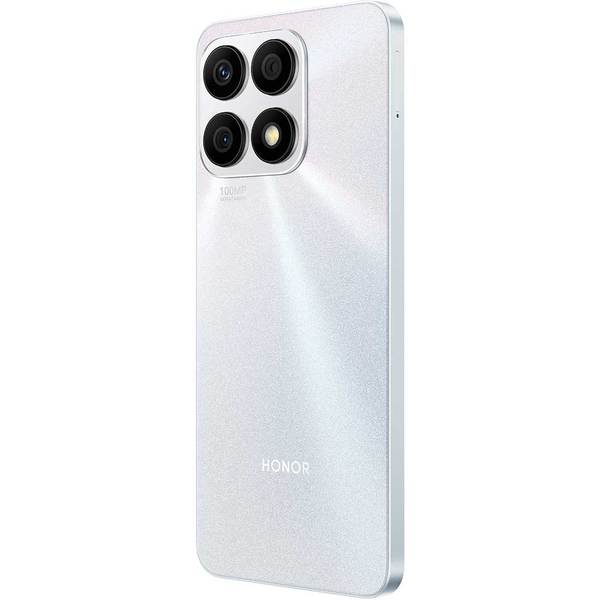 Telefon HONOR X8a, 128GB, 6GB RAM, Dual SIM, Titanium Silver