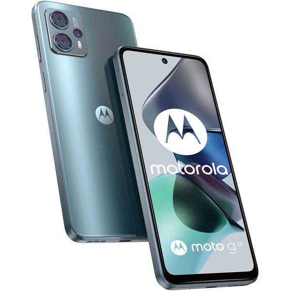 Telefon MOTOROLA Moto G23, 128GB, 8GB RAM, Dual SIM, Steel Blue