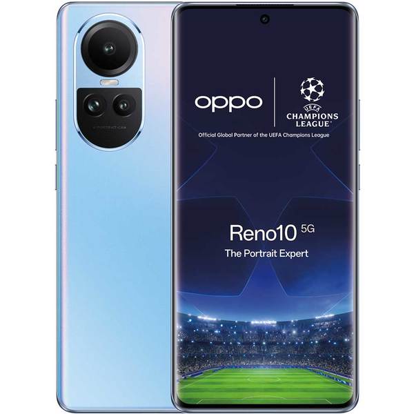 Telefon OPPO Reno10 5G, 256GB, 8GB RAM, Dual SIM, Ice Blue
