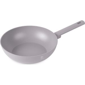 Tigaie Wok BERLINGER HAUS BH8093 Taupe Collection, 28cm, aluminiu, gri