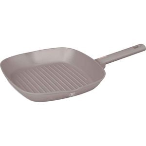 Tigaie grill BERLINGER HAUS BH 8096 Taupe Collection, 28cm, aluminiu, gri