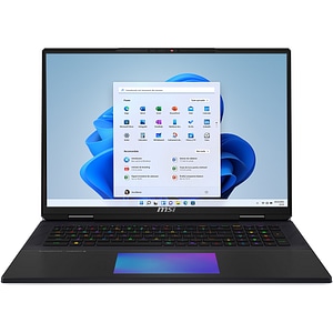 Laptop gaming MSI Titan 18 HX AI A2XWJG, Intel Core Ultra 9 285HX pana la 5.5GHz, 18" UHD+, 64GB, SSD 6TB, NVIDIA GeForce RTX 5090 24GB, Windows 11 Pro, Core Black