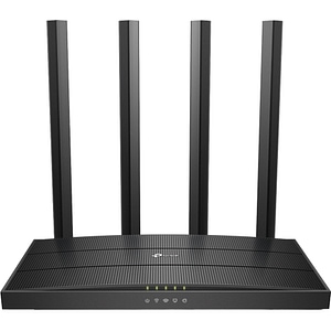 Router Wireless Gigabit TP-LINK Archer A6 AC1200, Dual-band 300 + 867 Mbps, negru