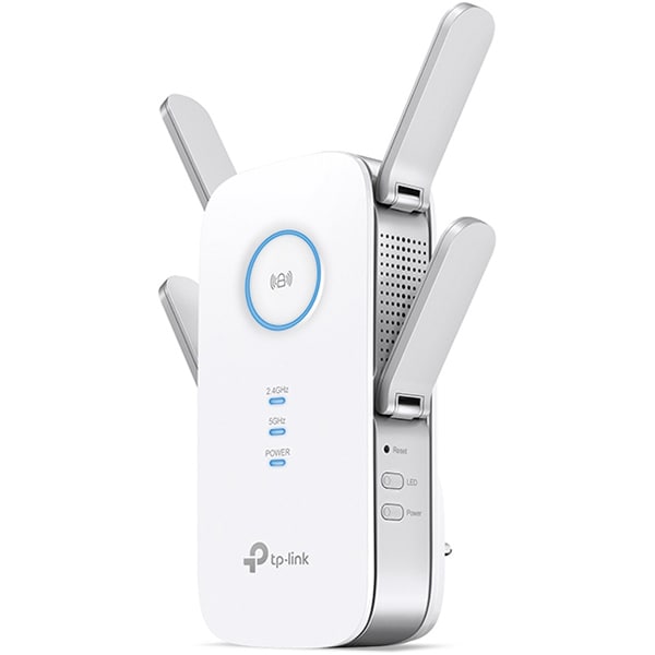 Wireless Range Extender TP-LINK RE650, Dual Band 800 + 1733 Mbps, alb