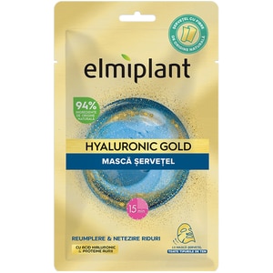 Masca de fata ELMIPLANT Hyaluronic Gold, 25ml