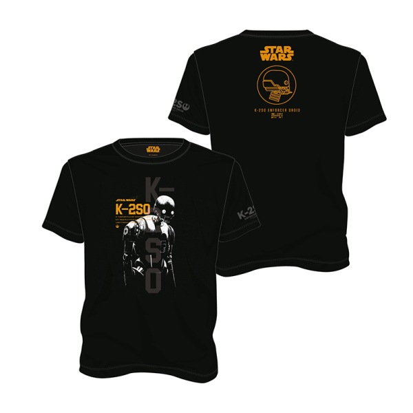 Tricou Star Wars Rogue One K2so Black Barbati Marime L