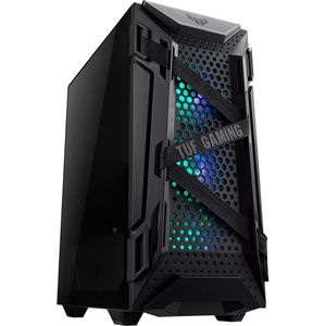 Carcasa PC ASUS TUF Gaming GT301, USB 3.1 Gen1, Fara sursa, ARGB, negru