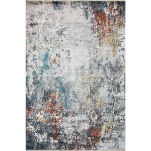 Covor living / dormitor Heybe, 100 x 200 cm, bumbac, multicolor