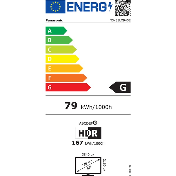 Televizor LED Smart PANASONIC TX-55LX940E, Ultra HD 4K, 139cm
