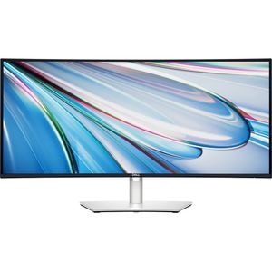 Monitor curbat LED IPS DELL U3425WE, 34", WQHD, 120Hz, boxe, argintiu