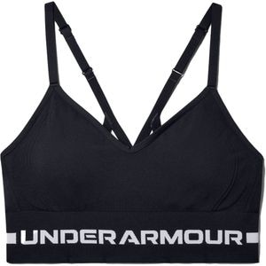 Bustiera femei UNDER ARMOUR UA Seamless Low Long Bra, marimea M, negru
