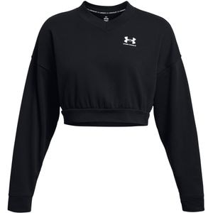 Bluza femei UNDER ARMOUR UA Rival Terry OS Crop Crw, marimea S, negru