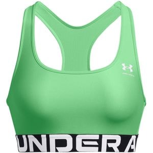 Bustiera femei UNDER ARMOUR UA HG Authentics Mid Branded, marimea L, verde