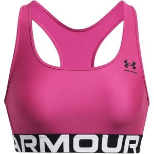 Bustiera femei UNDER ARMOUR UA HG Authentics Mid Branded, marimea M, roz