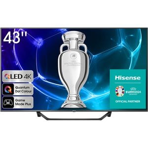 Televizor QLED Smart HISENSE 43A7KQ, Ultra HD 4K, HDR, 108cm