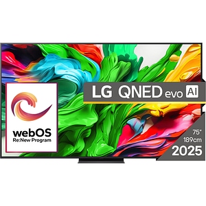 Televizor QNED Evo MiniLED Smart LG 75QNED86A3A, Ultra HD 4K, HDR, 189cm
