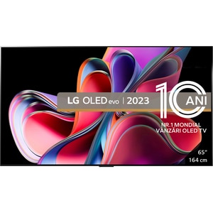 Televizor OLED Evo Smart LG 65G33LA, Ultra HD 4K, HDR, 164cm