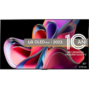 Televizor OLED Evo Smart LG 83G33LA, Ultra HD 4K, HDR, 210cm