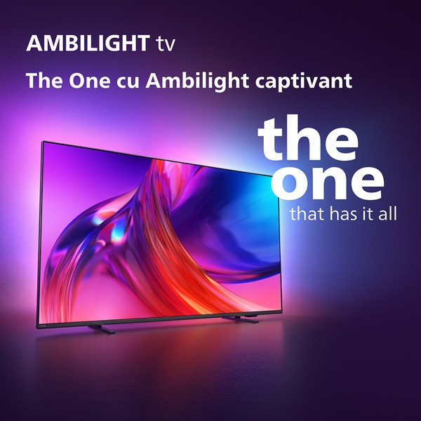 Televizor LED Smart PHILIPS 43PUS8518, Ultra HD 4K, HDR10+, 108cm