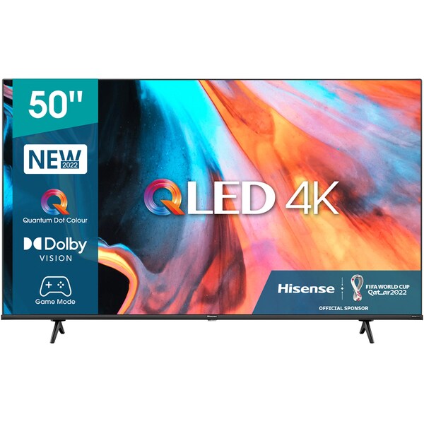 Televizor QLED Smart HISENSE 50E7HQ, Ultra HD 4K, HDR10, 127cm