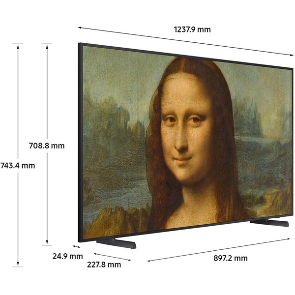 Televizor Lifestyle The Frame QLED SAMSUNG 55LS03BG, Ultra HD 4K, 138cm