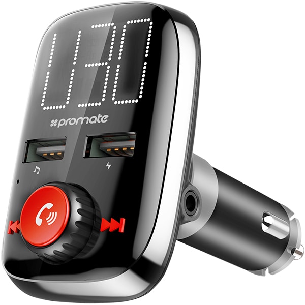 Modulator FM cu Bluetooth PROMATE SMARTUNE-3, 2 x USB, Jack 3.5