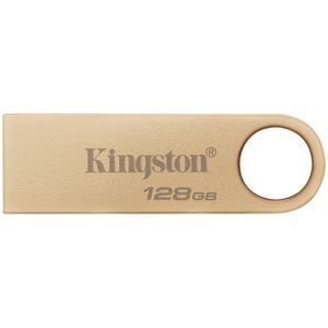 Memorie USB KINGSTON DataTraveler SE9 G3, 128GB, USB 3.2, auriu