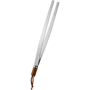 Cleste pentru gratar FISKARS Norden, 44.4 cm, otel inoxidabil si lemn, argintiu/maro