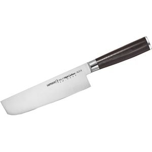 Cutit SAMURA Mo-V Nakiri SM-0043, 16.7cm, otel, negru