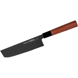 Cutit SAMURA Okinawa Nakiri SO-0174B, 17.2cm, otel, negru