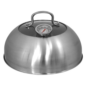 Capac cu termometru ZOKURA, 26.6cm, inox