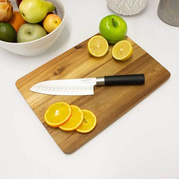 Cutit Santoku BERGHOFF Orient 1301087, 17cm, inox, negru