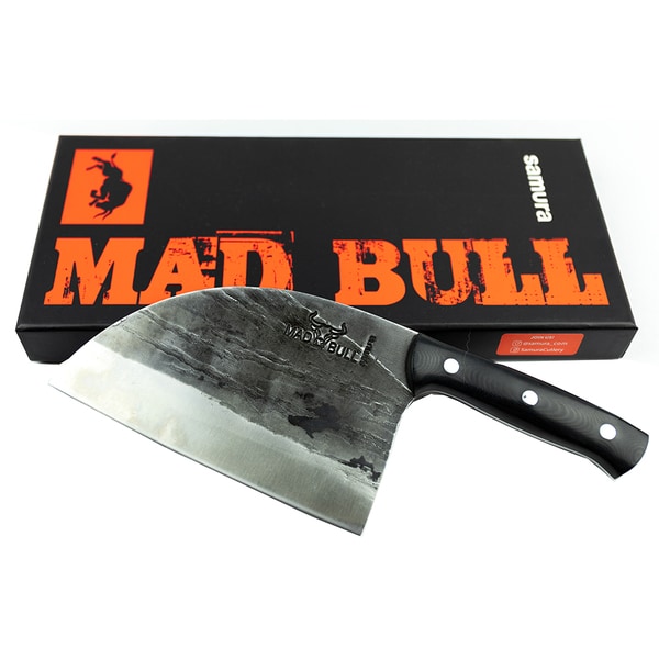 Cutit SAMURA Mad Bull SMB-0040B, 18cm, otel, negru