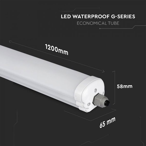 Corp iluminat V-TAC 6285, 36W, 2880lm, IP65