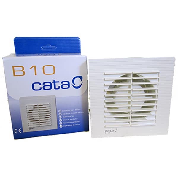 Ventilator baie extractor CATA B-10, 15W, 98mc/h, 100mm, alb