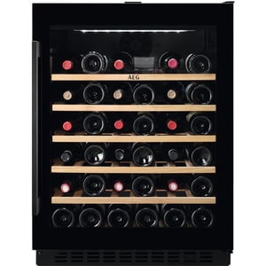 Racitor de vinuri incorporabil AEG AWUS052B5B, 52 sticle, H 82 cm, Clasa G, negru