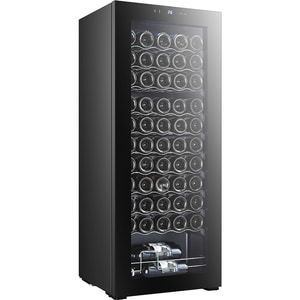Racitor de vinuri VORTEX VWC15NBK01D, 55 sticle, H 126 cm, Clasa G, negru