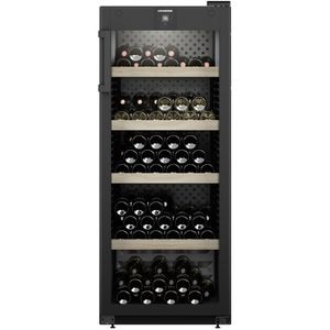Racitor de vinuri LIEBHERR WPbl 4601 GrandCru, 166 sticle, H 148 cm, Clasa F, negru