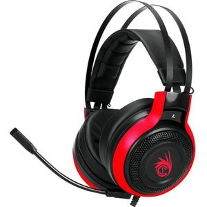 Casti Gaming VORTEX VG7801, 3.5mm, multiplatforma, negru-rosu