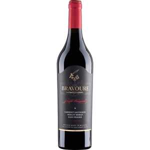 Vin rosu sec Bravoure Cabernet Merlot Shiraz Rara Neagra, 0.75L