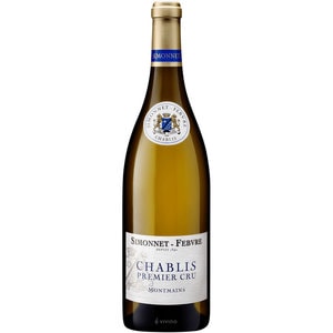 Vin alb sec Simonnet Febvre Chablis Premier Cru, 0.75L