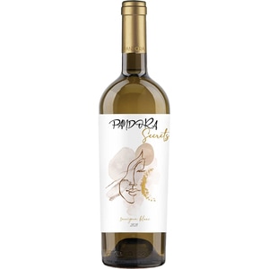 Vin alb sec Crama Pandora Pandora Secrets Sauvignon Blanc, 0.75L