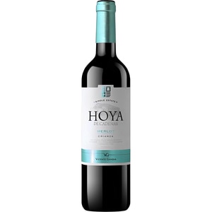 Vin rosu sec Hoya De Cadenas Merlot Crianza, 0.75L