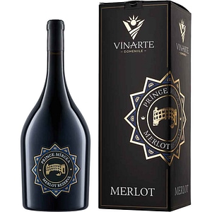 Vin rosu sec Prince Mircea Merlot Magnum, 1.5L