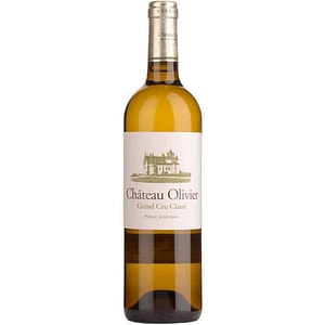 Vin alb sec Chateau Olivier Blanc Pessac Leognan 2021, 0.75L